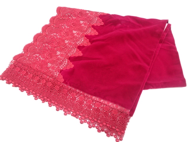 ビロードレースショール